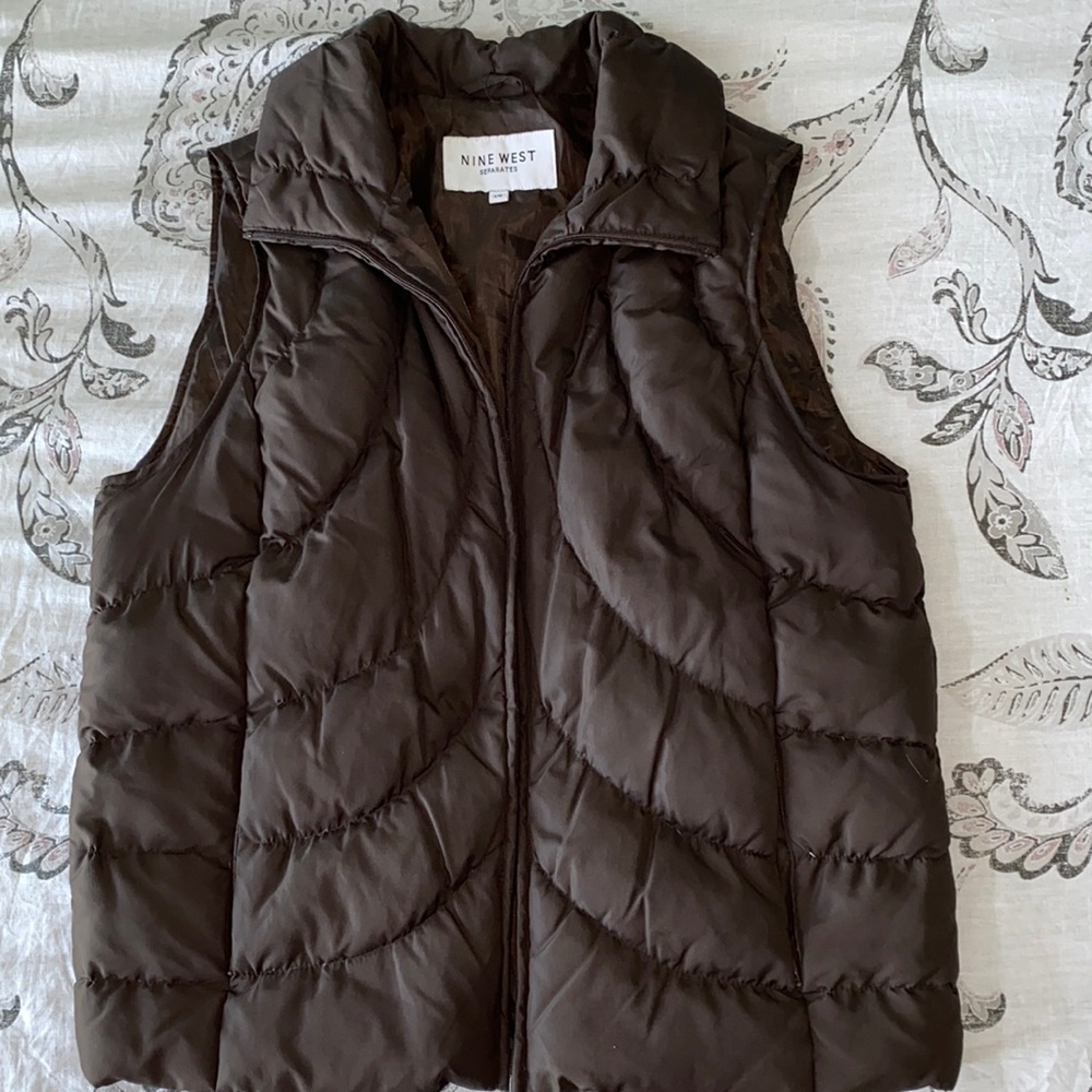 Nine West down filled vest coat